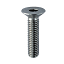 Hexagon socket countersunk head screw, AISI304, M6x14